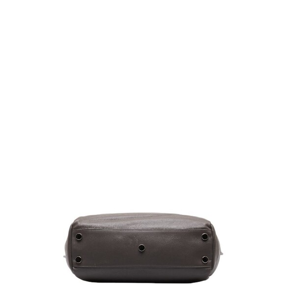 Saint Laurent Studded Tote Bag Shoulder Bag Gray - Picture 5 of 7